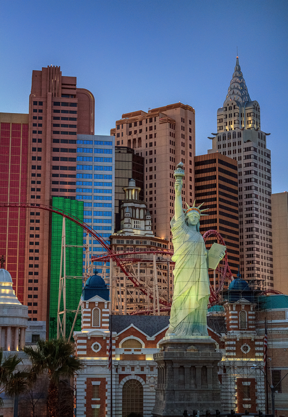 New York New York, Las Vegas by Anne McKinnell